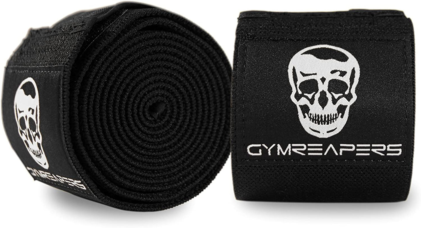 Knee Wraps for Squats and Powerlifting 72 Inch Compression Wraps with Strap for Men & Women Weightlifting Support