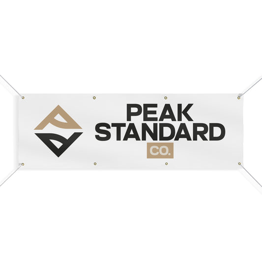 Peak Standard Co. Banner — 2ft x 6ft