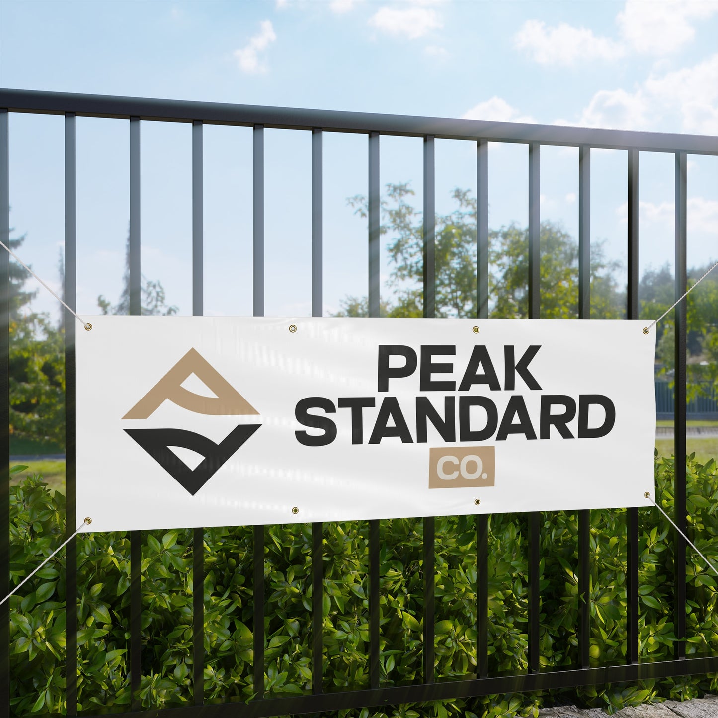 Peak Standard Co. Banner — 2ft x 6ft