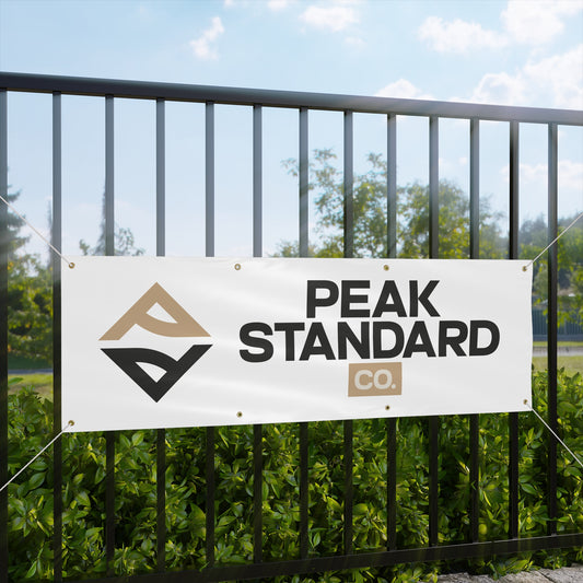 Peak Standard Co. Banner — 2ft x 6ft