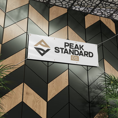 Peak Standard Co. Banner — 2ft x 6ft