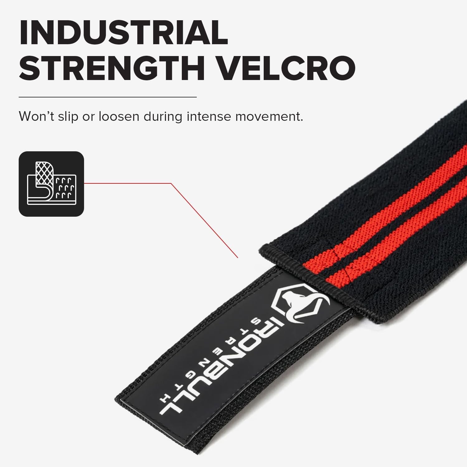Knee Wraps for Weightlifting - 80" Elastic Knee Straps for Squats and Weight Lifting - Lifting Knee Wraps for Strength & Compression Wrap - Knee Support for Squatting, Powerlifting, Gym